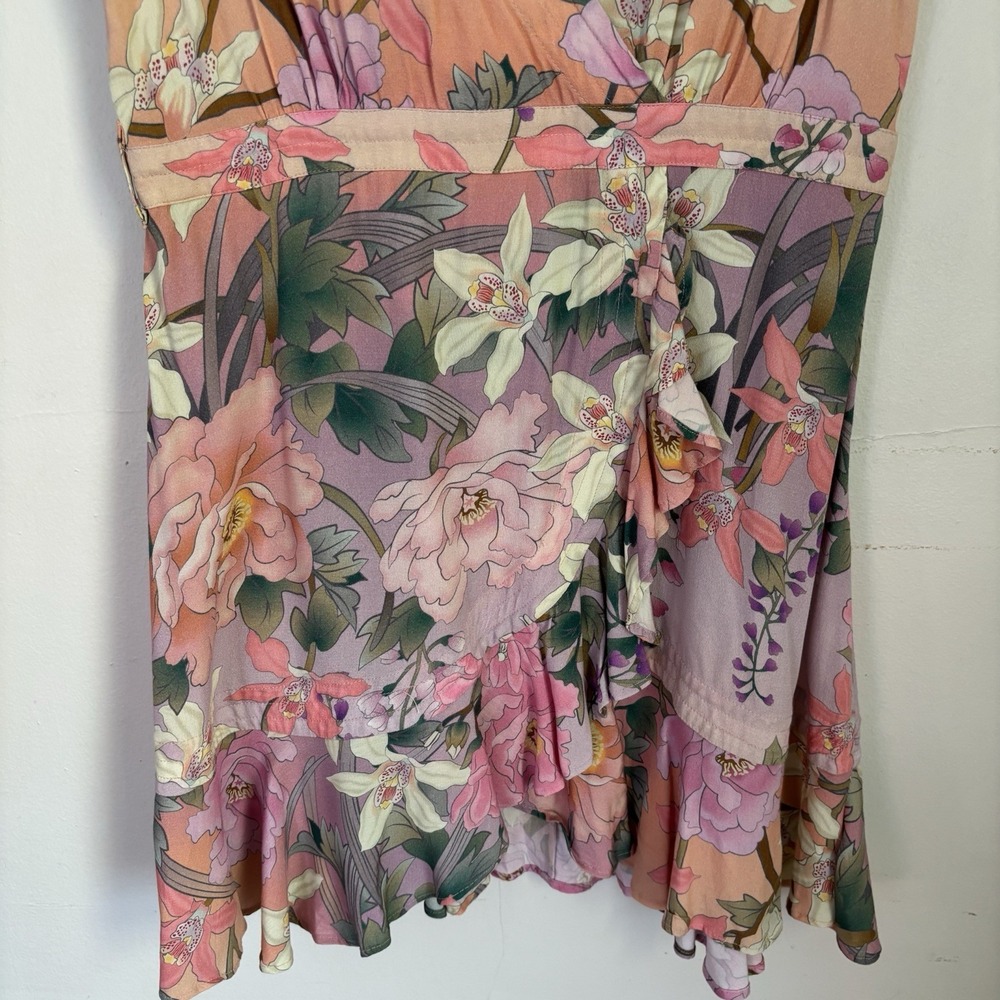 Spell & The Gypsy Collective Lily Mini Dress Lilac Pink Boho Fairy Whimsy M DESC - Picture 2 of 9